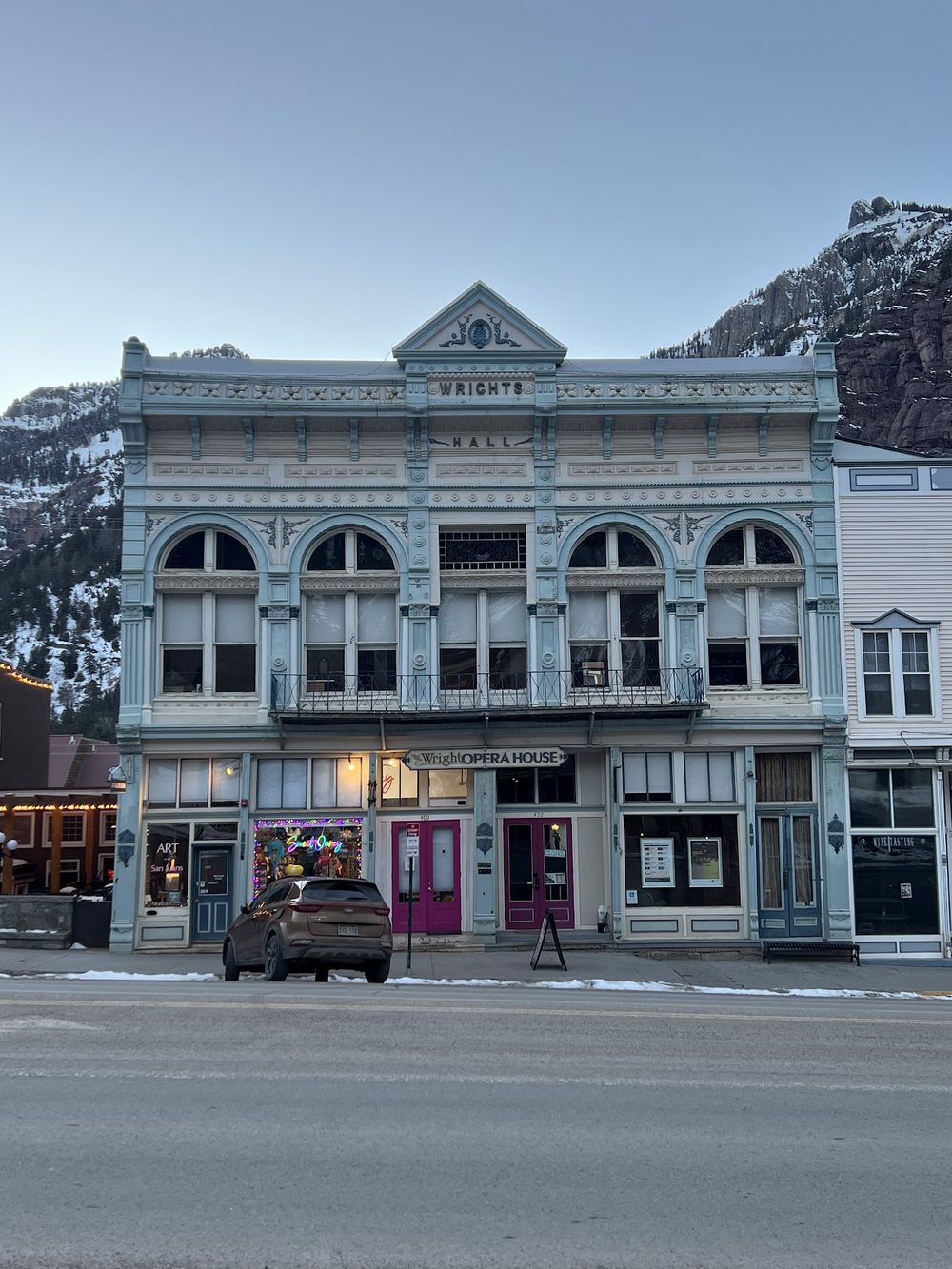 Wright Opera House, a live music venue in Ouray, Colorado